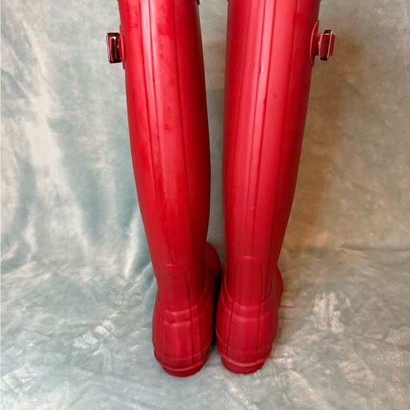 Hunter Red Tall Boots - Picture 4 of 6